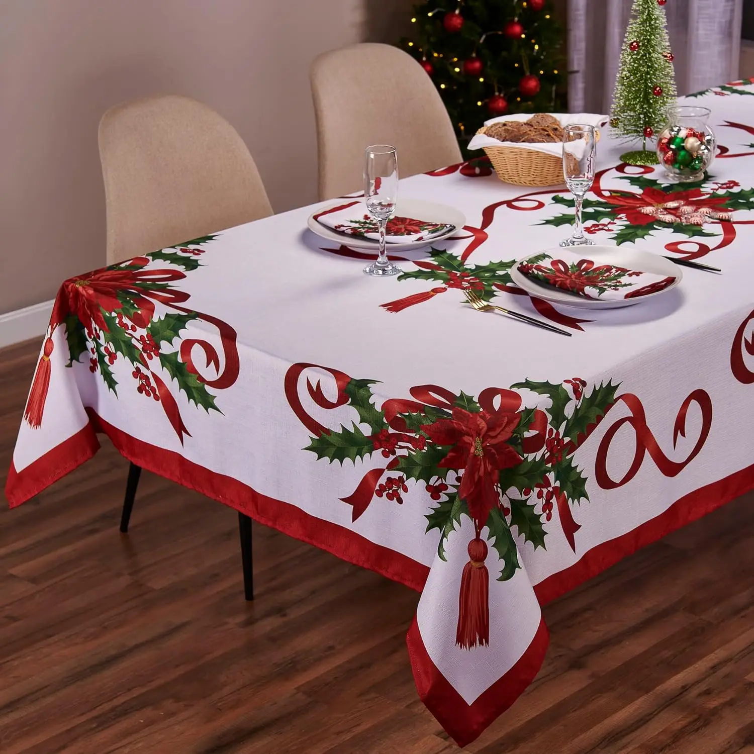 Rectangular Tablecloth Table Cloth Christmas Harvest Holiday Fall Wedding Party Home Decoration