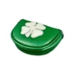 Small Mallet Headcover Four Leaf Clover Golf Putter Covers Head Cover Magnet Close PU Protect Covers Golf Accessories 3
