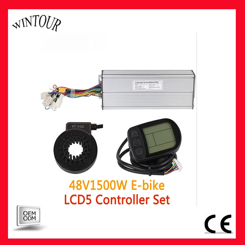 

48V 1500W LCD6 E-bike Conversion kit