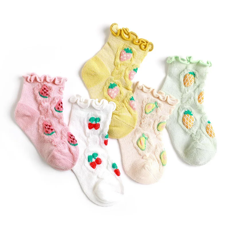 Baby Socks Girl Newborn Infantil Kid Knee High Lace Socks Toddler Babygirl Anti Slip Cotton Winter Infant Long Sock