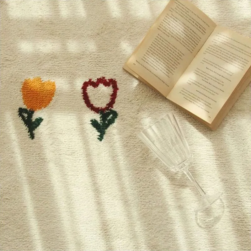 Large Area Living Room Carpet Cute Ins Simple Style Bedroom Bedside Rug Thick Plush Sofa Home Decoration Coffee Table Mats Ковер - Image 4