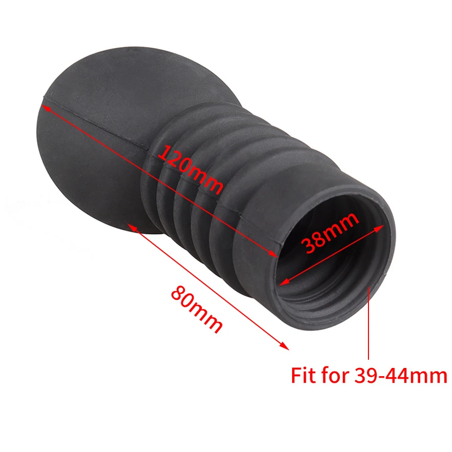Rifle Scope Lens Cover Rifle Scope Protector 39mm Flexible Scalability Ocular Soft Rubber Cover Eye Protector Cover Airsoft Rifle Scope Telescope Hunting Gun Accessories