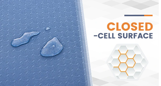 Closed-cell surface