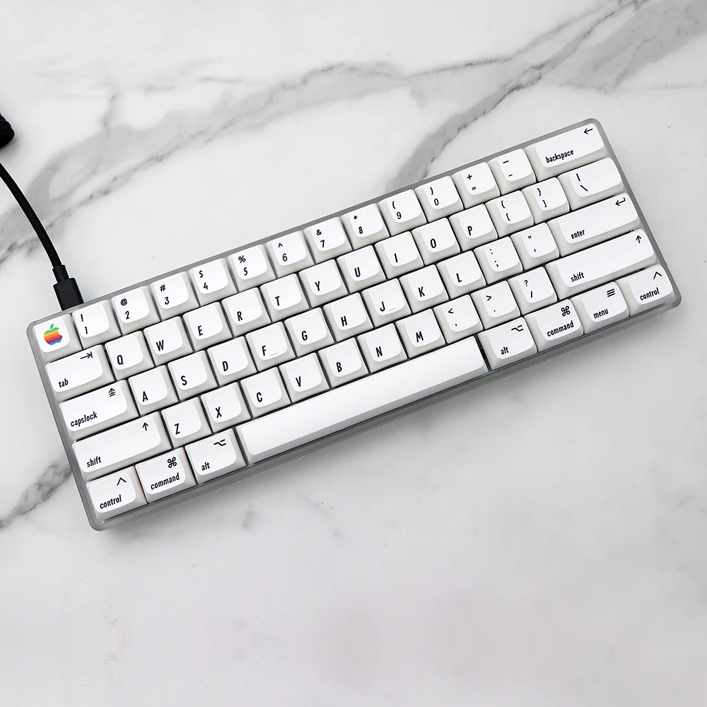 Xda Perfil Pbt Keycaps Keycap Branco Japonês Faça Você Mesmo Teclado Mecânico Personalizado Apple Mac Iso Cereja mx 142 Teclas por Conjunto - Imagem 5