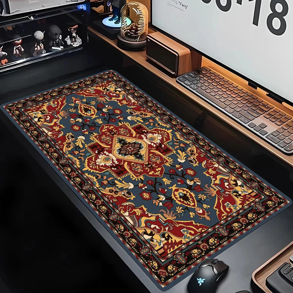 Luxury XXL Persian-Style Desk Mat - Premium Large Office Mouse Pad and Gaming Surface