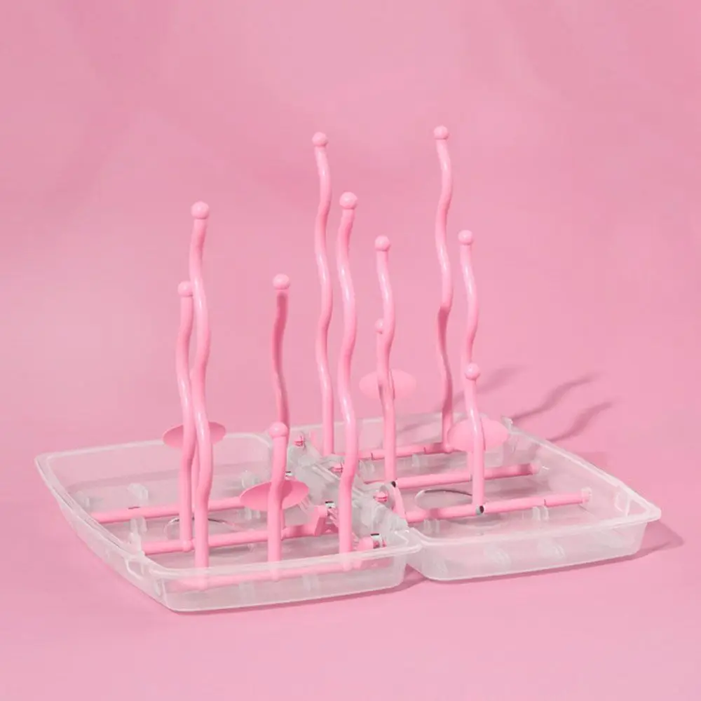 

Drainer Double Sided Bottle Feeding Bottle Shelf Baby Bottle Tree Shape Drying Rack Bottle Rack Bottle Storage Nipple Rack