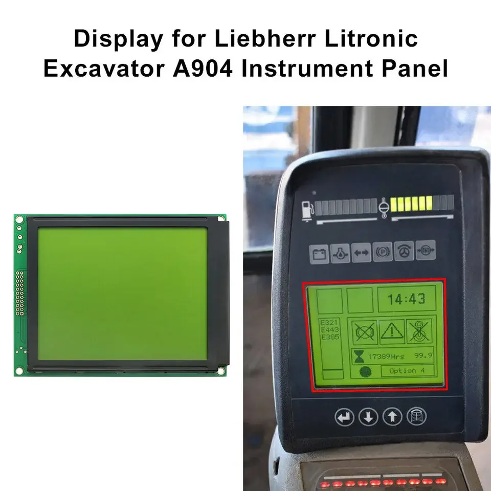 

Дисплей для экскаватора Litronic A9204 A924, приборная панель