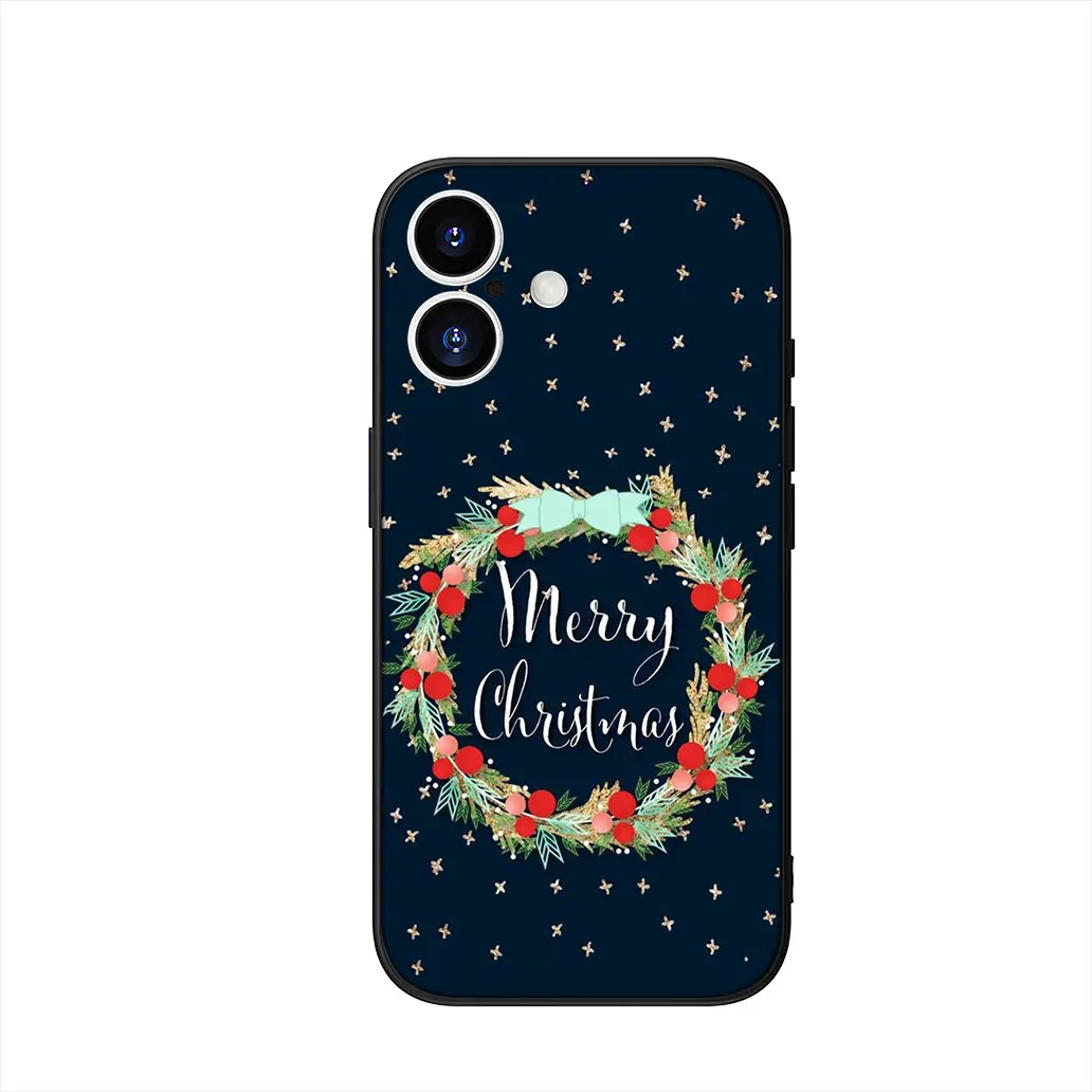 Festive Christmas Tree and Deer Gift Design Phone Case
