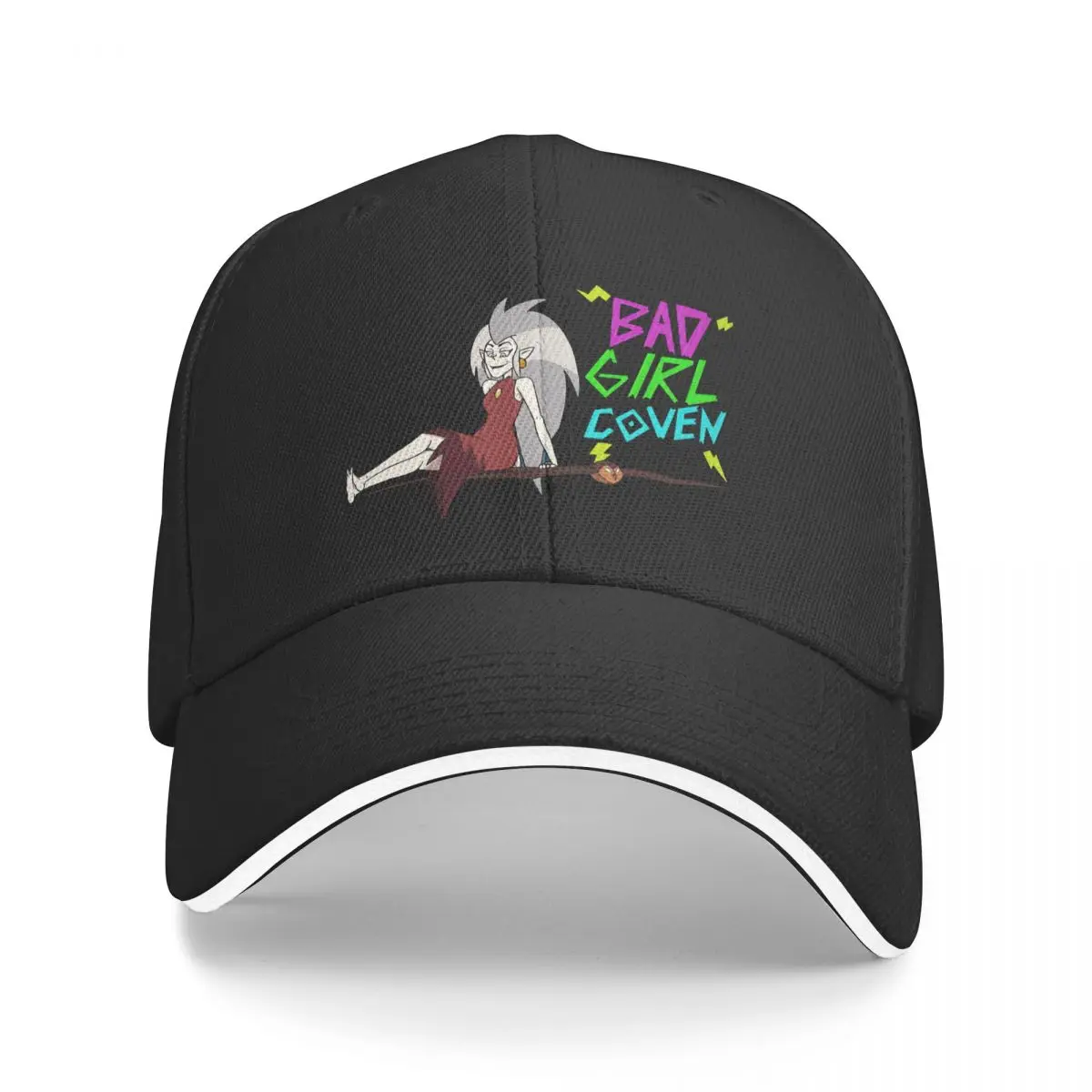 

Bad Girl Coven The Owl House LGBT Anime Multicolor Hat Peaked Women's Cap Personalized Visor Cycling Hats