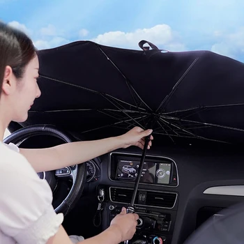 Parasole per Auto parasole parasole per finestrino anteriore Auto parasole per Auto protezione solare per interni accessori per la protezione del parabrezza