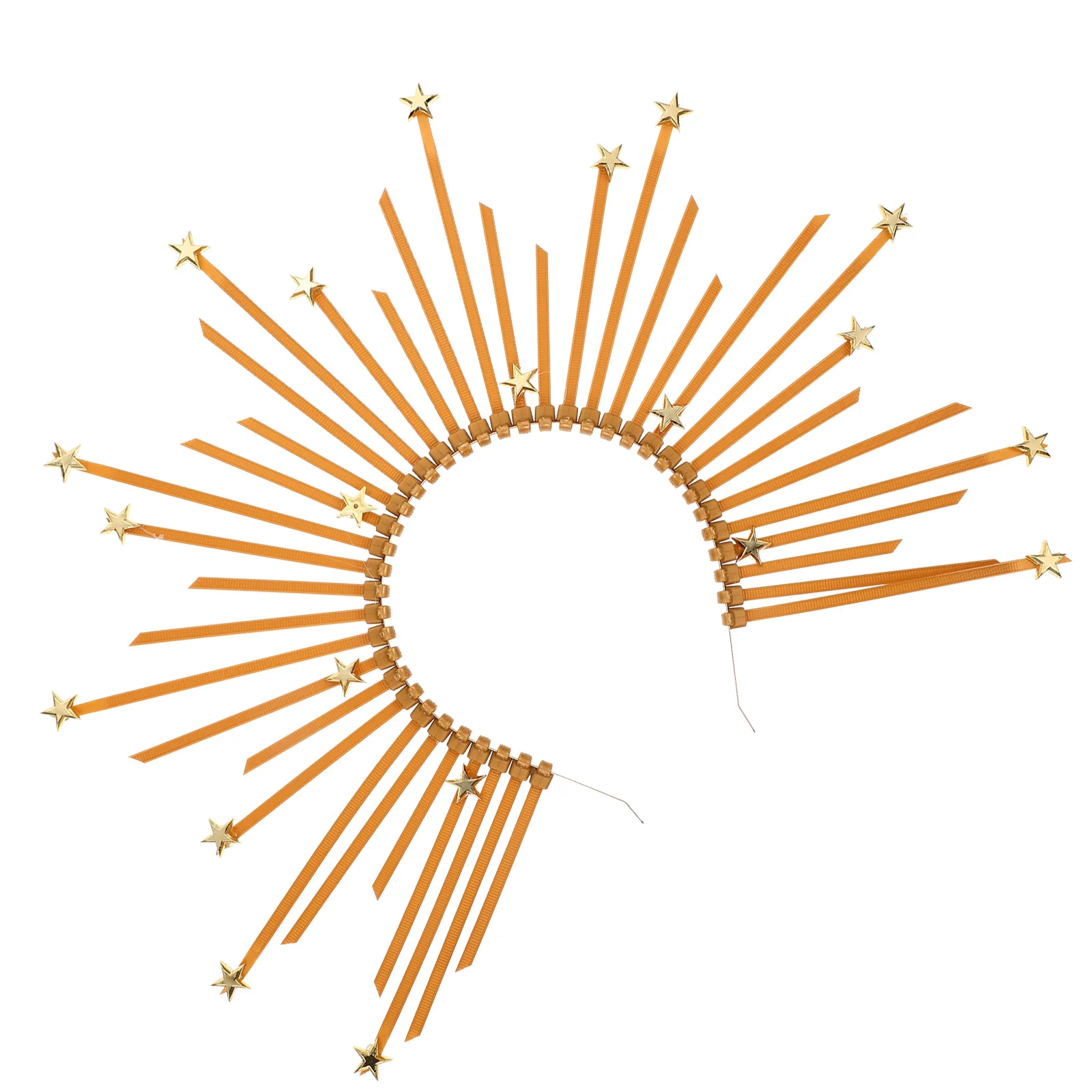 

Gold Bridal Hair Accessories Our Lady's Headband Tiara Festival Photo Prop