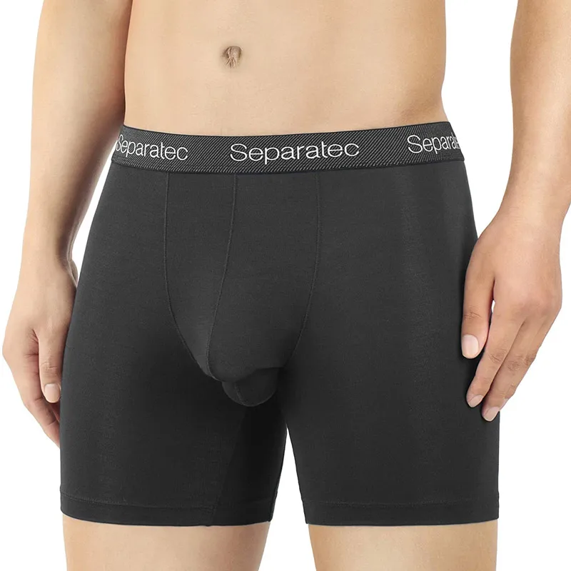 Separatec Men's Soft Micro Modal Separate Pouch Underwear Long Leg