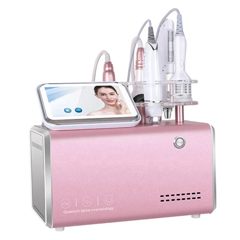 Portable Facial skin rejuvenation 5 in 1Multi functional beauty vacuum cooling ems Microdermabraision Machine