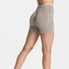 TEVEO Seamless Tight Yoga Shorts Peach Hip Sports Shorts Running Sports Fitness Pants for Women