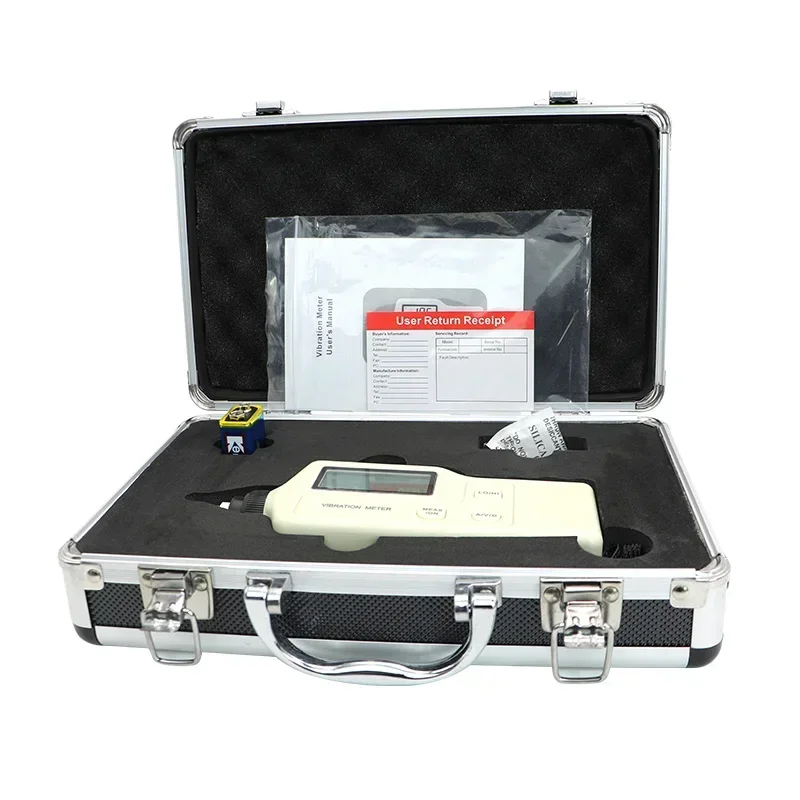 Handheld Portable LED Digital Vibration Sensor Meter Tester Vibrometer Analyzer Acceleration With Box High Precision Vibration 6