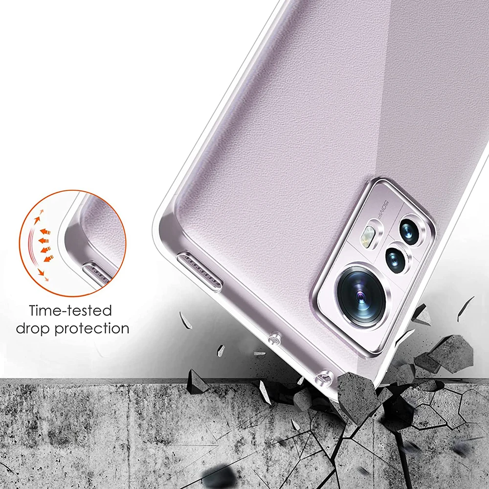 Transparent Ultra-Thin TPU Gel Smartphone Protective Case Cover