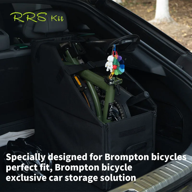 Cycling Tools Storage Box Bike Storage Box Folding Bicycle Storage Box for Brompton Car Trunk Storage Box Waterproof Car folding storage box