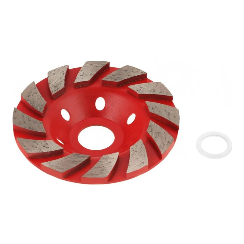 

100Mm Diamond Wheel Cup Wheel Segmented Disc Wheel For Granite Masonry Concrete Ceramic Polishing With White Washer