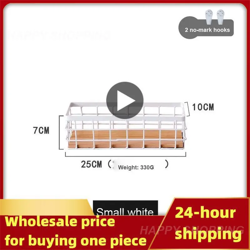 

Кованая Железная настенная полка, стандартная подвесная корзина для хранения, бытовая подвесная стойка-Органайзер