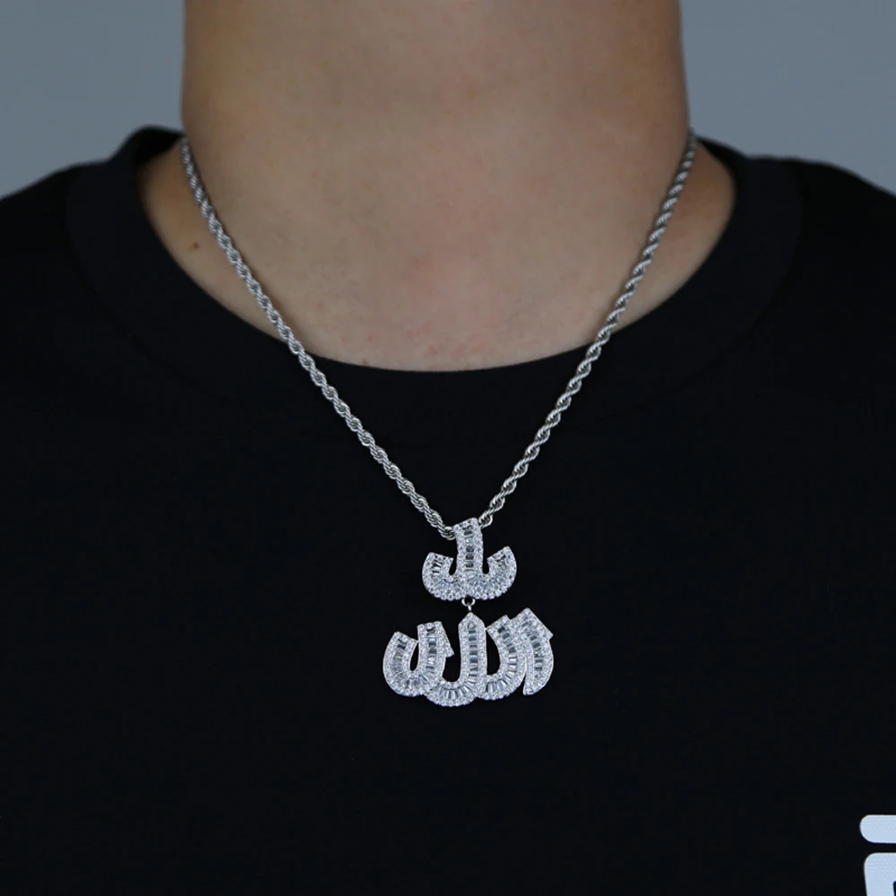 送料関税込【King Ice】ICED ALLAH NECKLACE アッラー☆国内発送 Iced Allah Pendant online kaufen bei Icetruck