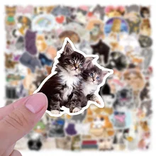

100pcs Cute Cat Animal Graffiti Stickers for Girls Kids 2022 New Personality Decorative Stickers for Phone Stationery Luggage