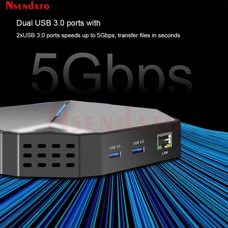 Ezcap368 GameDock Extreme Duo 4K p60 HDMI DP USB3.2 Video Audio Game Capture Grabber Card For VRR Pass-Through for PC Xbox PS5