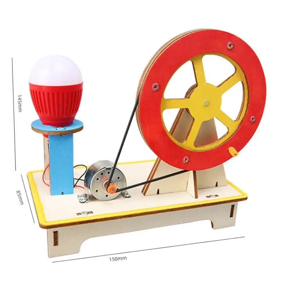 1 Set Gift Physics Science DIY Wind Driven Assembled Puzzles Educational Teaching Kit Scientific Experiments Kit