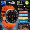 5G Full Netcom Android IOS 4G/5G Smart Watch 480*480 Amoled 1.6''Screen Display Tik Tok GPS WIFI HD Video Call Camera Smartwatch 1