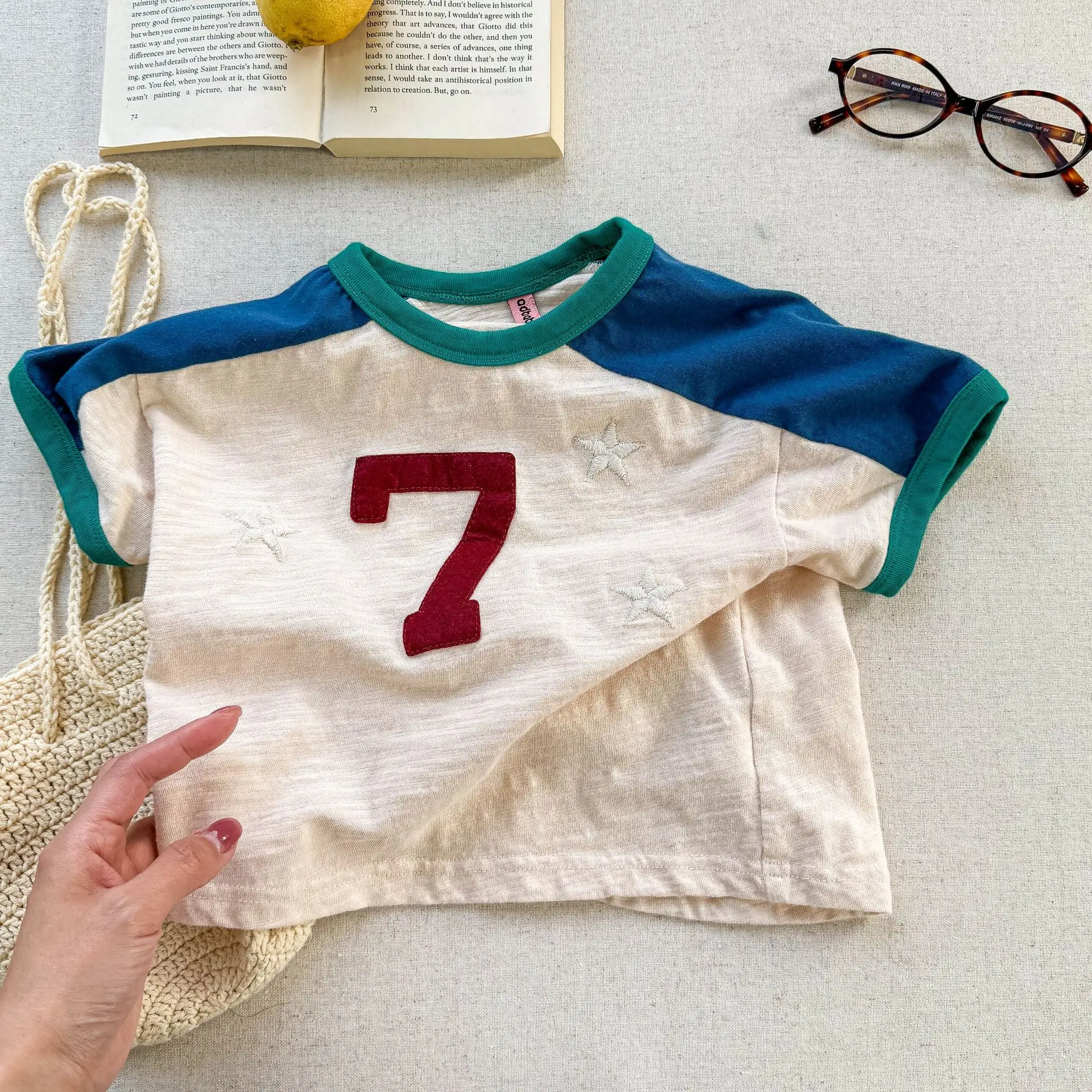 Kids Summer Patchwork T Shirt