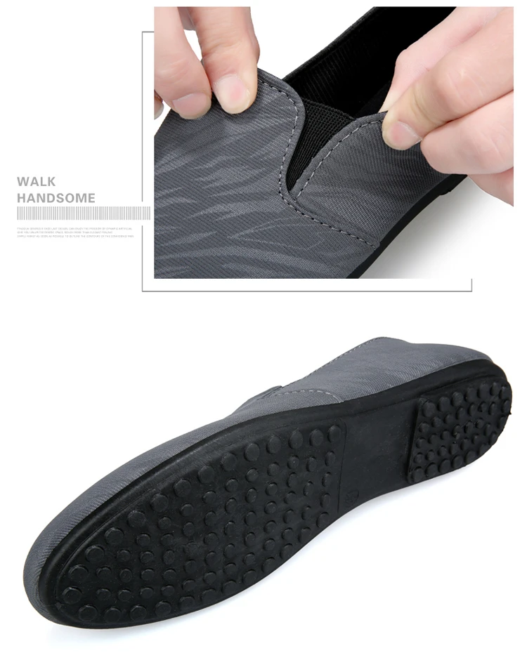 2022 Frühling und Herbst Herren trendige lässige vielseitige Fahrmokassins – faule Slip-On-Schuhe für Herren, erhältlich in Schwarz und Blau – Detail 13