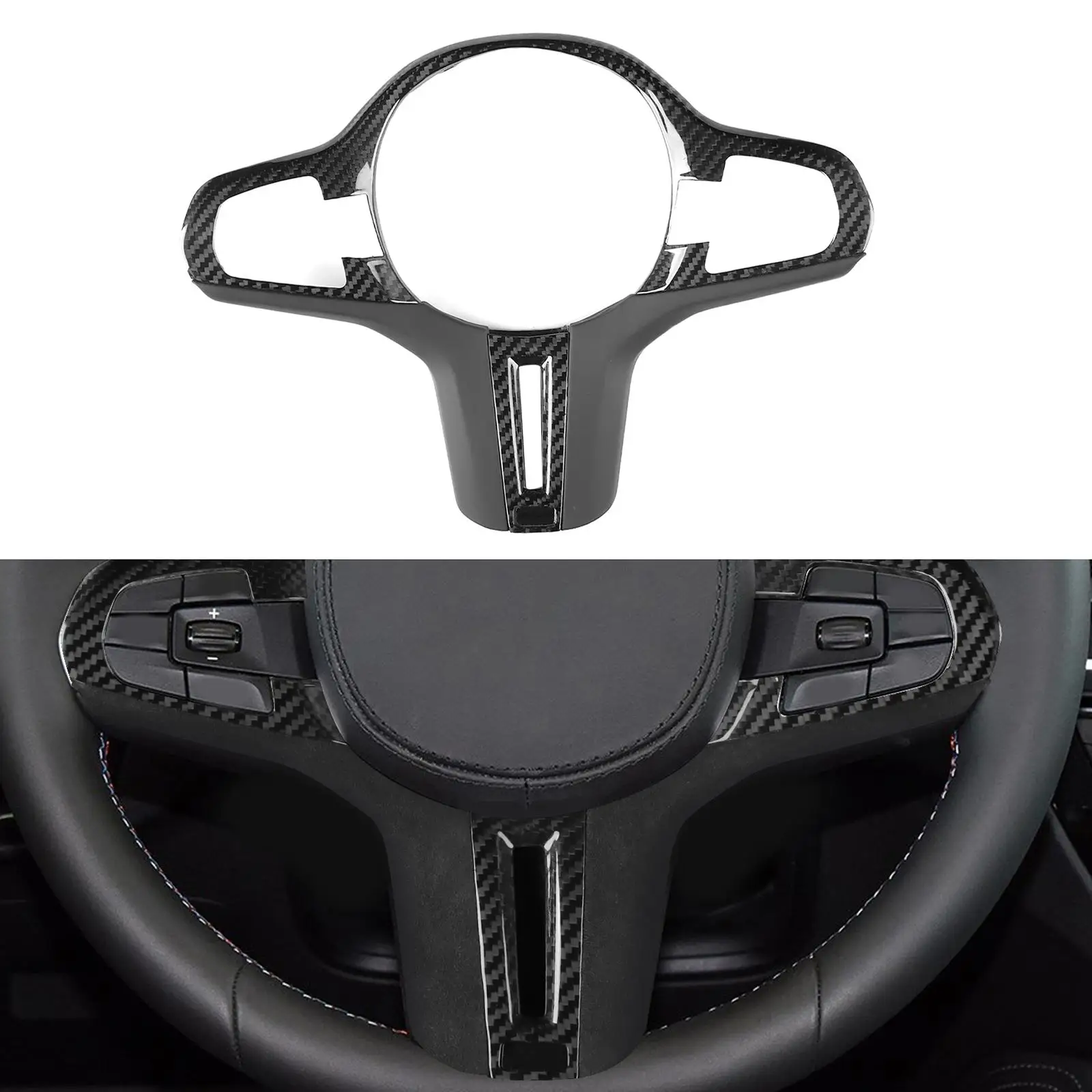 

Steering Wheel Trim Cover Professional Easy Installation Decorative Sticker
