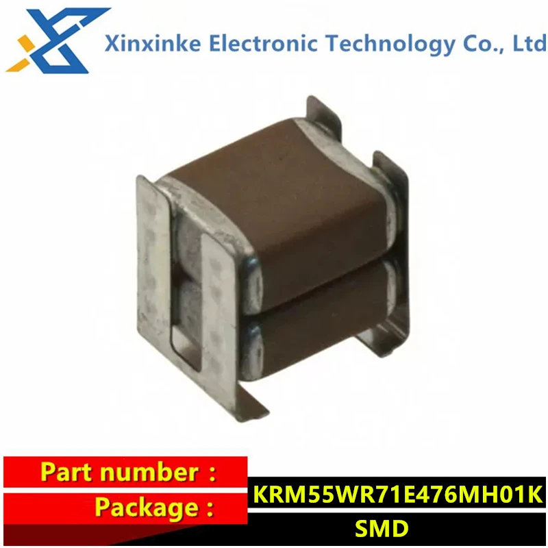 KRM55WR71E476MH01K Multilayer ceramic capacitor MLCC - SMD/SMT 2220 47uF 25volts X7R 10% 2 Chip Type New original genuine