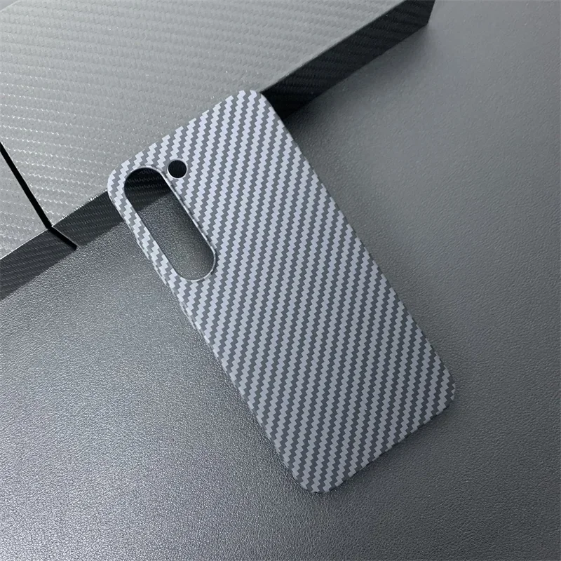 Carbon Fiber Stripe Shockproof Matte Phone Case - Ultra Durable Bumper Cover