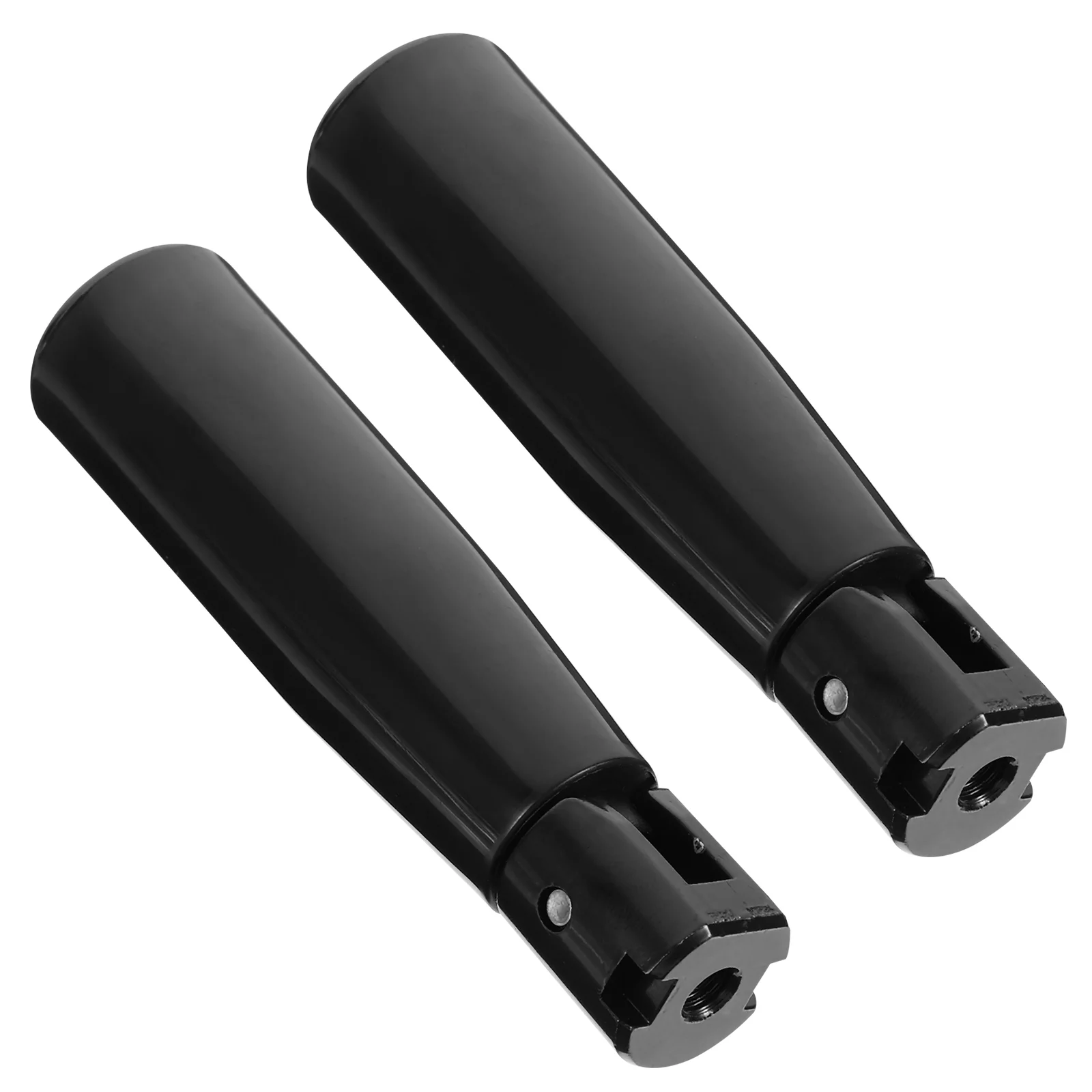 

2 Pcs Rotary Handle Machine Foldable Bakelite Revolving Knob Thread Grip Folding