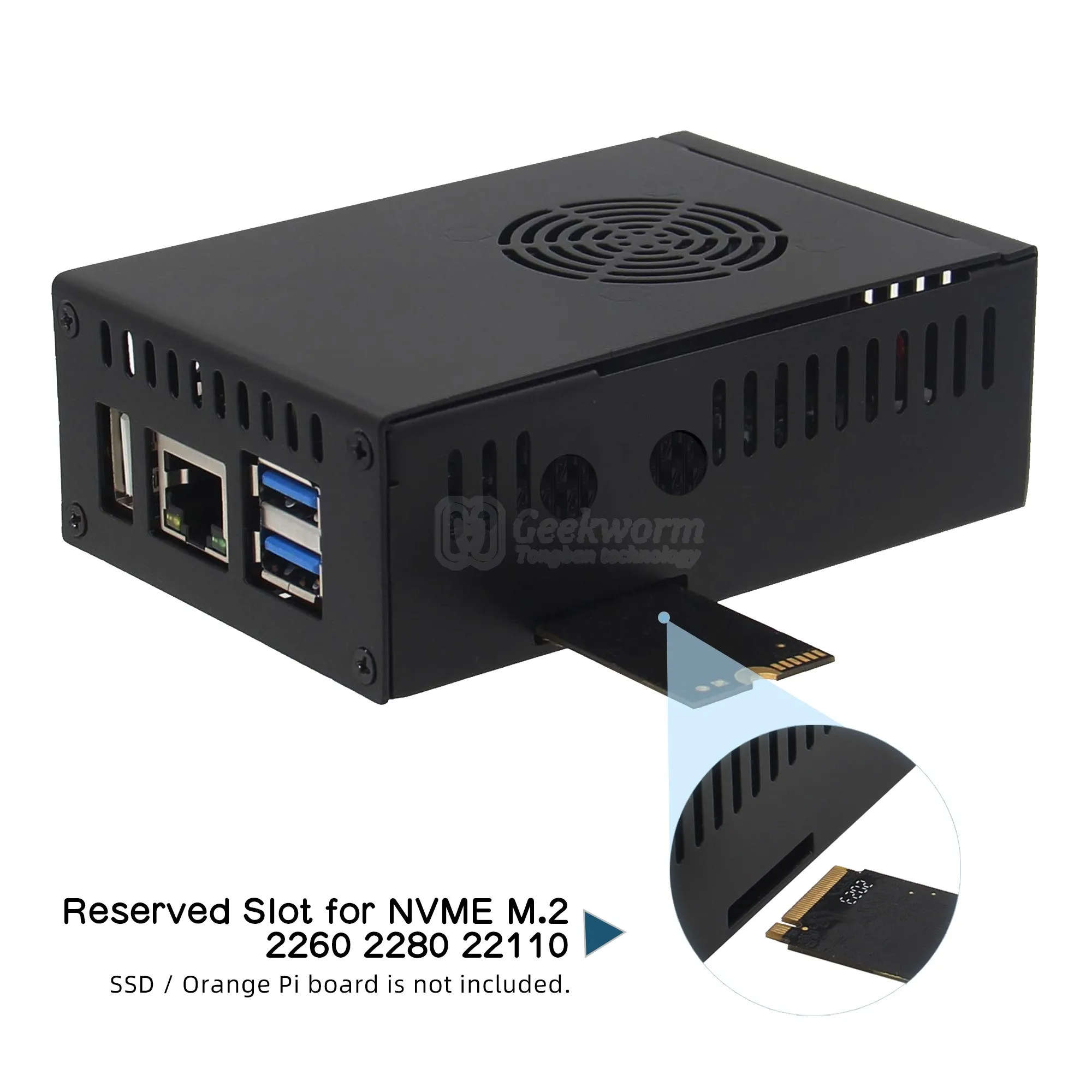 Orange Pi 5/5B ���̽� N505(���� ����� 5V 4A 20W �� 4010 �ð� �� �� �˷�̴� �濭�� ����)