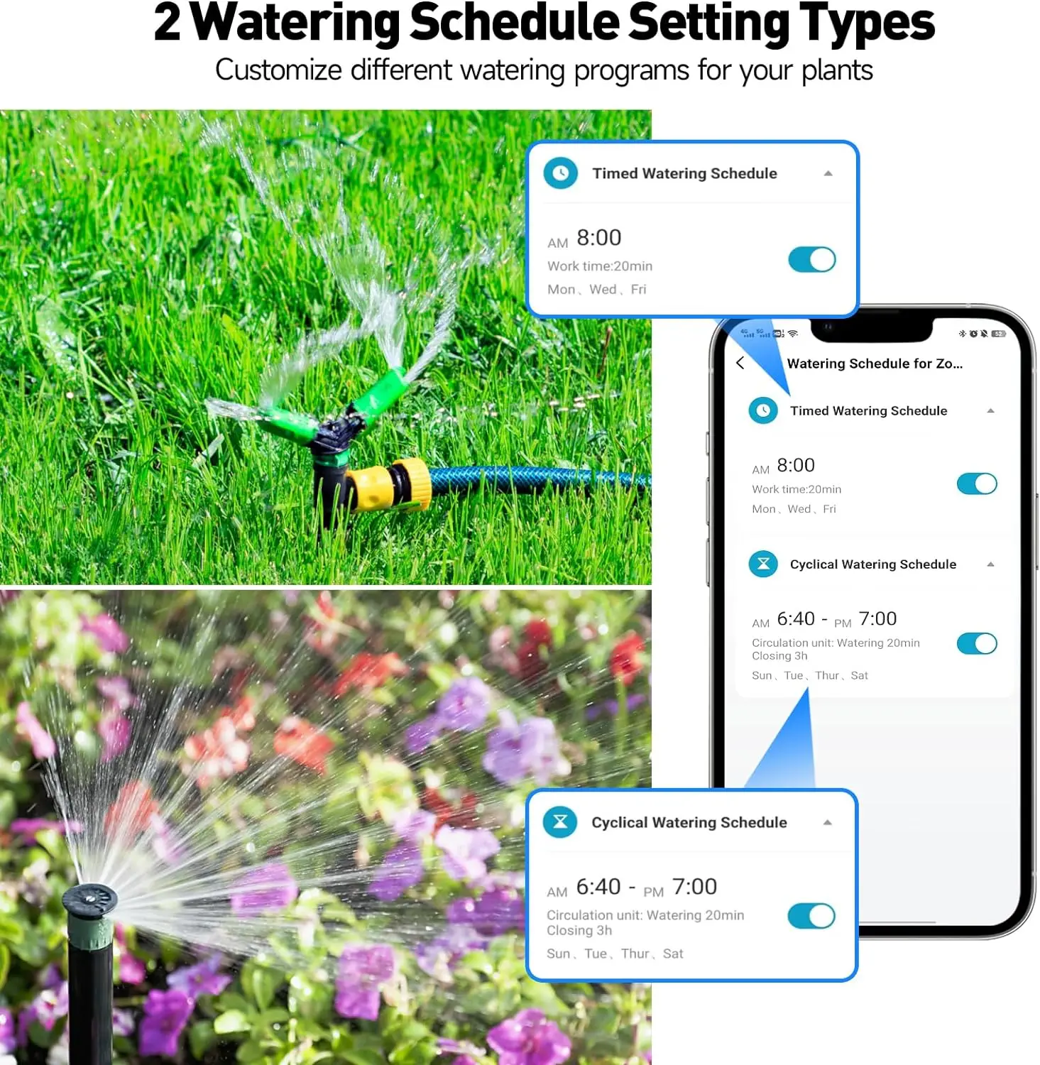 Insoma Automatic Water Timer with Gateway 2 Ways Garden Irrigation Watering System Sprinkler Programmer Tools support Alexa 4 Insoma Automatic Water Timer with Gateway 2 Ways Garden Irrigation Watering System Sprinkler Programmer Tools support Alexa 4