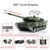 Heng Long 1/16 TK7.0 Leopard2A6 Main Battle RC Tank Model 3889 Barrel Recoil Metal Tracks W/ Rubbers TH17662 2