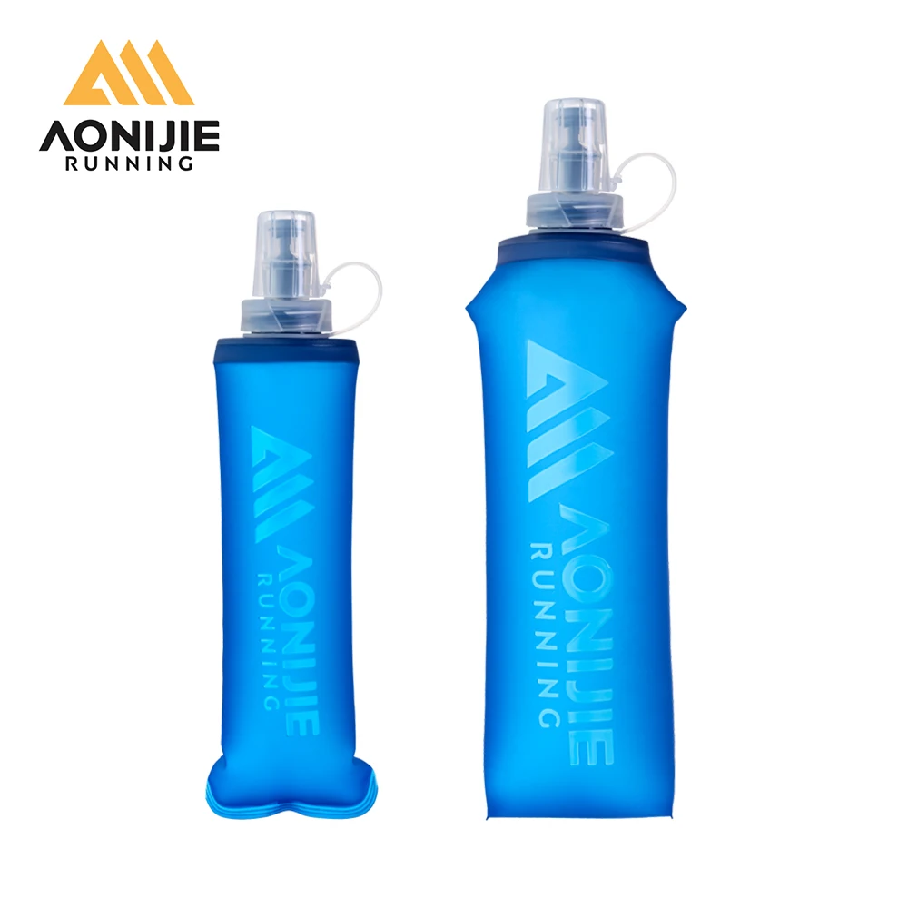 AONIJIE SD31 250ml / 500ml Soft Flask Collapsible Foldable TPU Water Bottles for Outdoor Sports Hydration Running Hiking Cycling sports water bottle,sports water bag