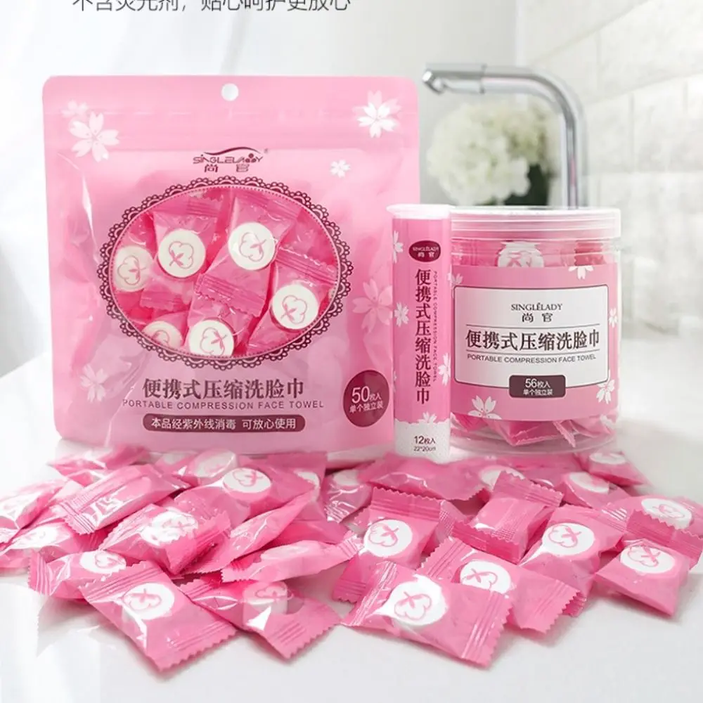 

Outdoor Washcloths Towelettes Makeup Soft Tablets Tissue Moistened Tissues Face Cleansing Wipes Disposable Compressed Towel