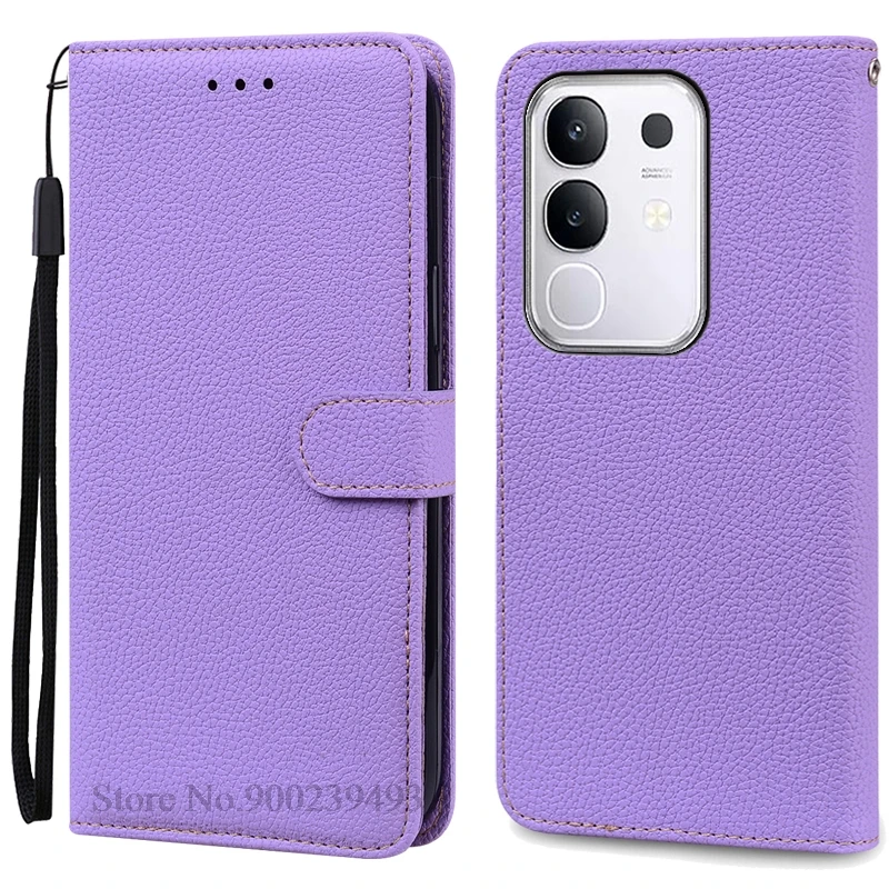 Luxurious Leather Flip Wallet Phone Cover with Soft TPU Silicone