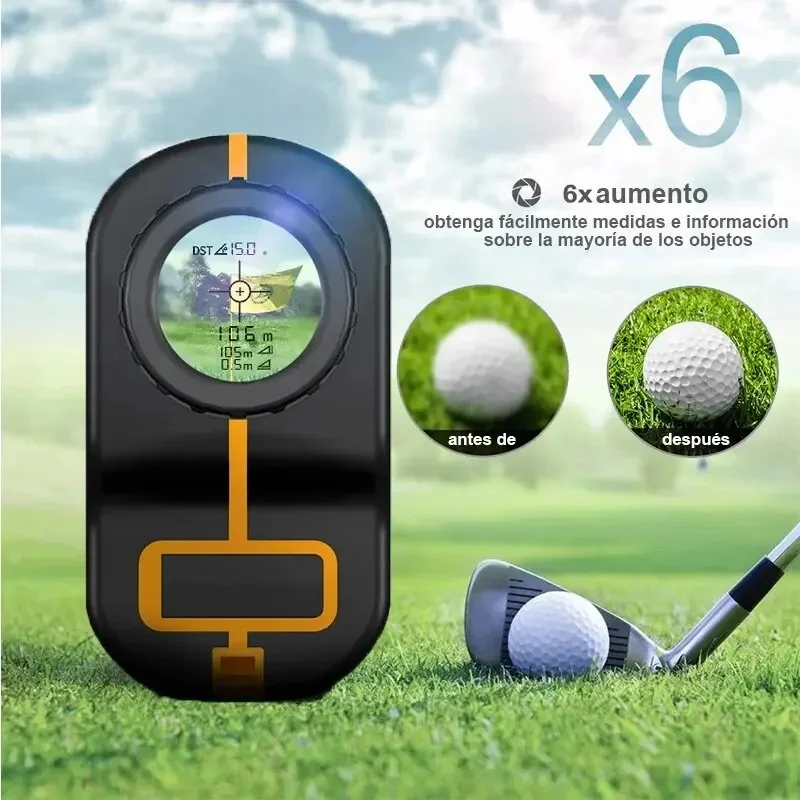 Telescope Laser Range Finder 600m 1000m 1500m Monocular Metro Laser Distance Meter Tape Measure for Hunting Digital