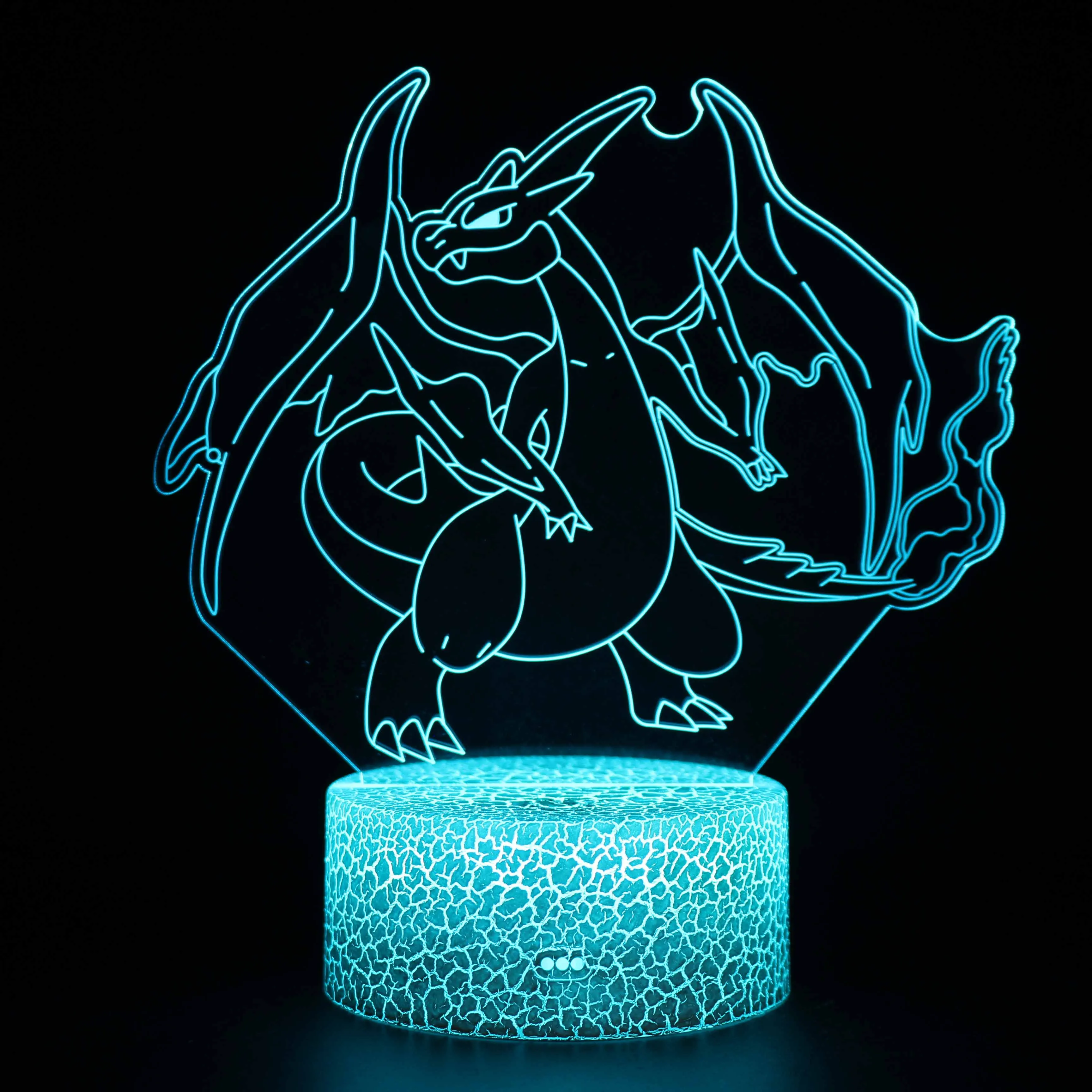 Boutique Lampe Pokemon 3D Multicolore | Veilleuse Leviator pas cher