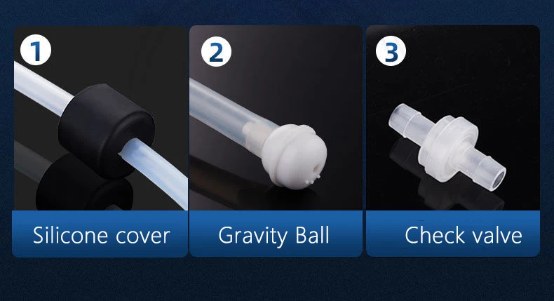 tubo de extensão, aço inoxidável, refil do