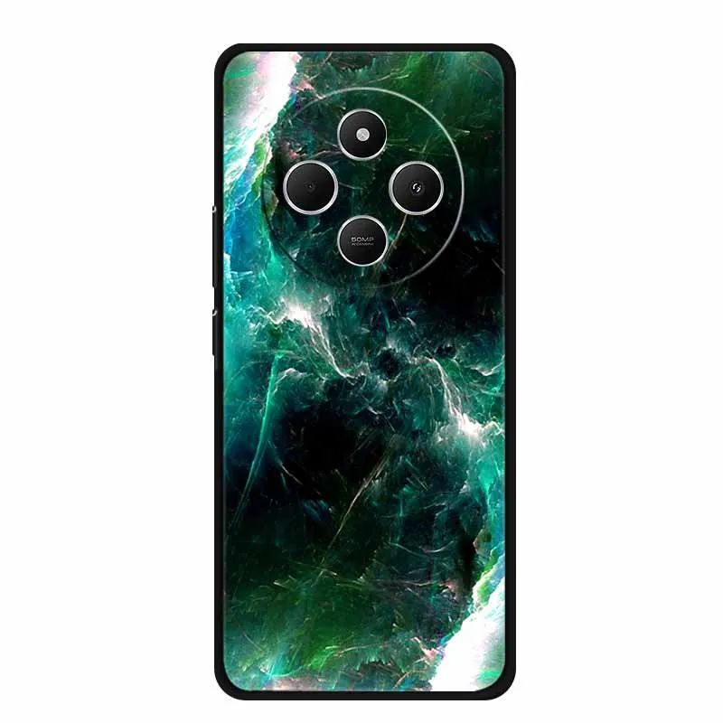Sleek Black Silicone Shockproof Phone Case - Soft Protective Back Cover
