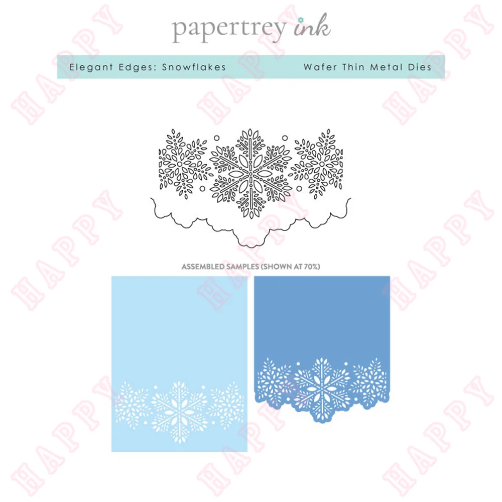 

Metal Cutting Dies Snowflakes For 2022 DIY Scrapbook Envelope Diary Photo Album Paper Cards Decorative Craft Embossing Template