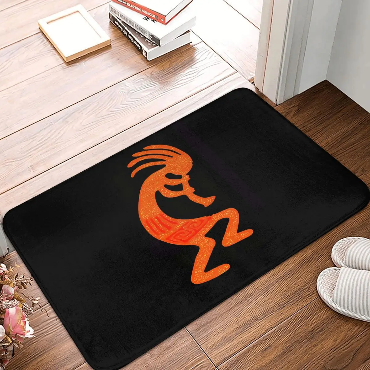 Kokopelli Hopi Bathroom Mat Spiritual Melody Doormat Living Room Carpet Outdoor Rug Home Decor