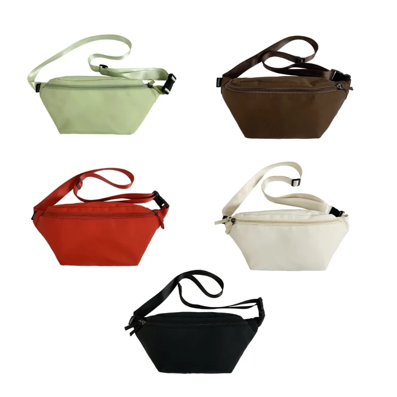 

Fashion Nylon Crossbody Bag for Women Men Chest Bag Shoulder Bags Large Capacity Solid Lady Travel Shopper Bag