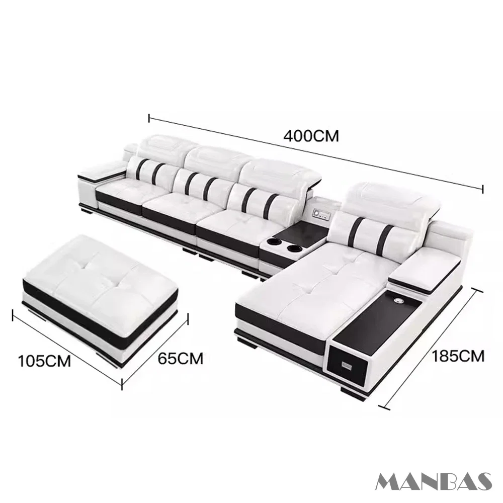 400cm ottoman