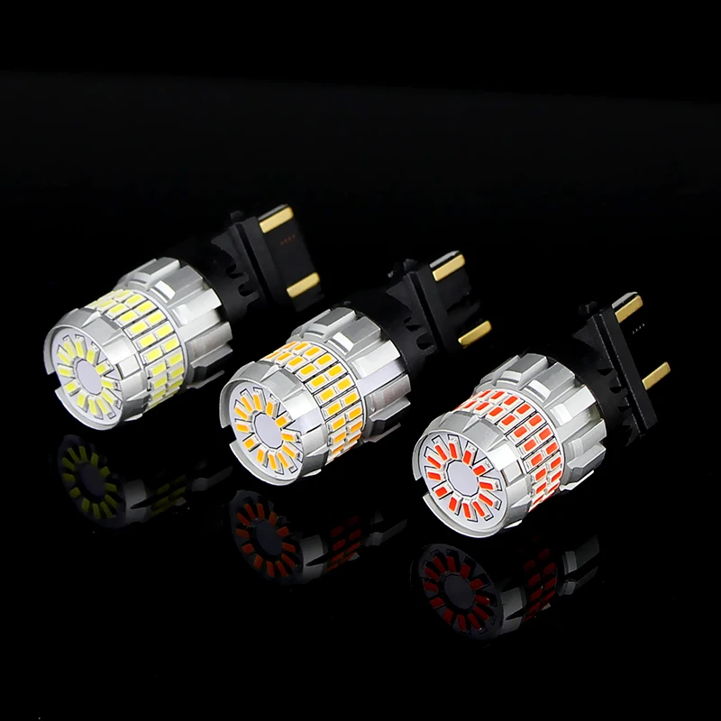 2PCS P21W P21/5W W21/5W Led-lampe T25 3157 1156 T20 BA15S 1157 BAY15D LED Canbus Licht Auto Reverse Bremse Schwanz Blinker Lampe – Detail 8
