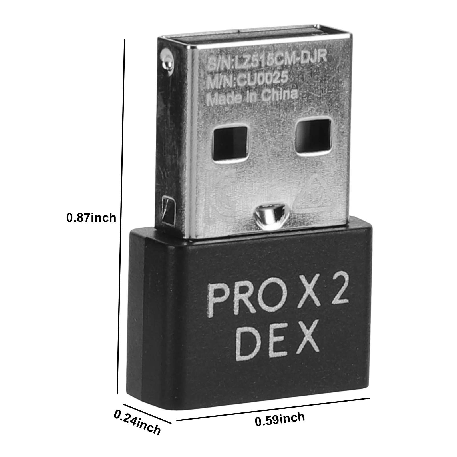 Logitech PRO X SUPERLIGHT 2 DEX 마우스 무선 동글 수신기용 USB 수신기 교체품 페어링, 가볍고 사용하기 쉽습니다.